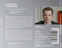 Simon Borutzki:  12 Fantasias - 12 Recorders