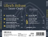 Ullrich Bhme an  der Sauer-Orgel