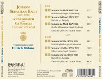 Johann Sebastian Bach: Triosonaten für Orgel