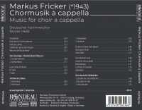 Markus Fricker  Chorwerke a cappella