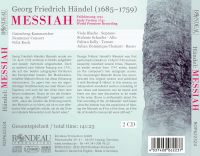 Georg Friedrich Hndel:  Messiah (Frhfassung 1741)