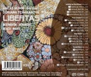 Libertas - neas Humm, Doriana Tchakarova - Beethoven  Schubert  Beach  Marx