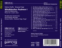 Helmut Duffe und Emanuel Vogt:  Windsbacher Psalmen I