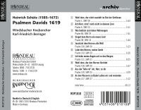 Heinrich Schtz:   Davids Psalms