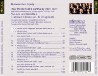 Felix Mendelssohn Bartholdy:  Psalms and Motets