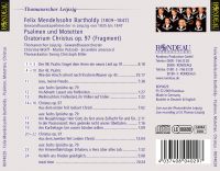 Felix Mendelssohn Bartholdy:  Psalmen und Motetten