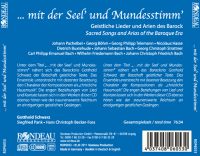 Gotthold Schwarz:  ...mit der Seel und Mundes Stimm